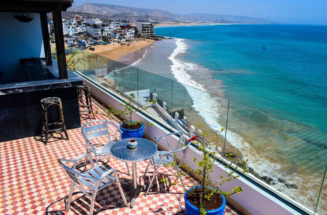 Bouad Seafront Apartments & Rooms Taghazout Eksteriør billede