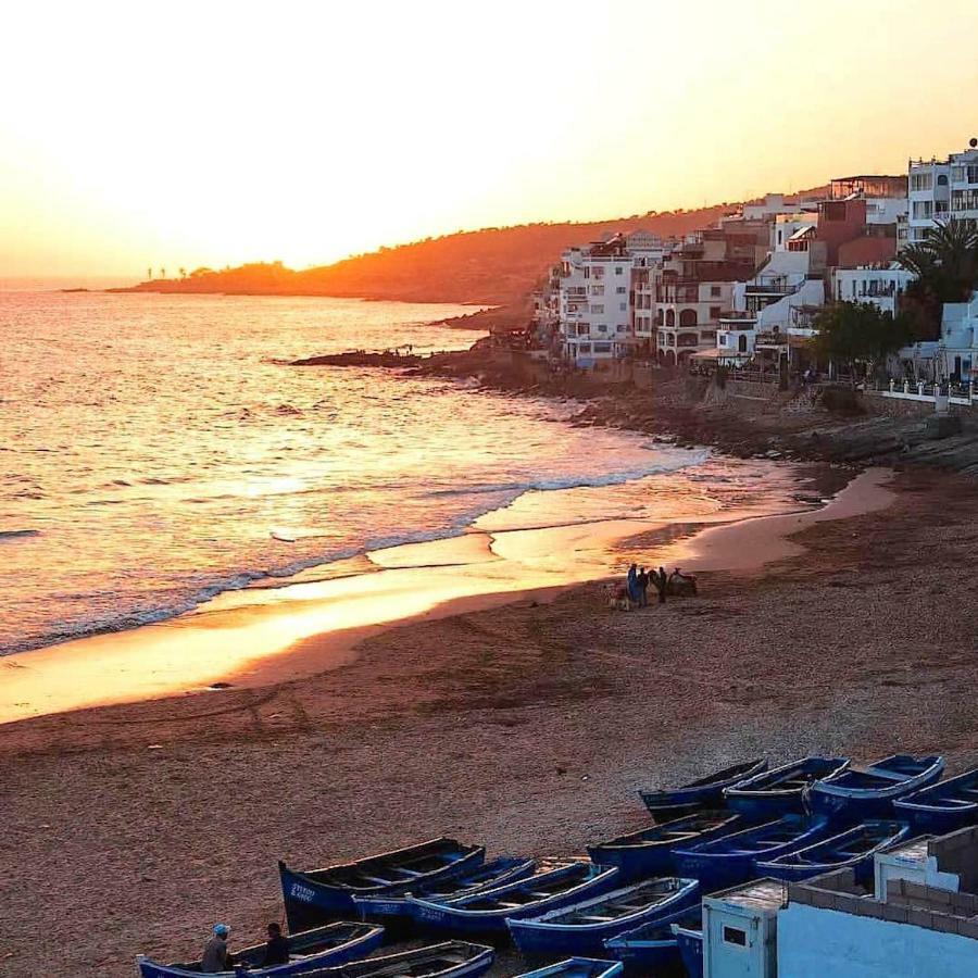 Bouad Seafront Apartments & Rooms Taghazout Eksteriør billede